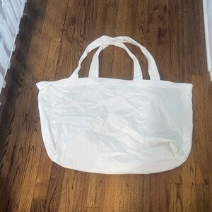 Elegant White Tote Bag